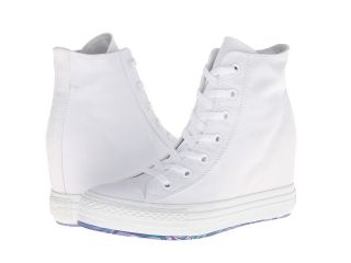 Converse Chuck Taylor All Star Platform Plus Hi Womens Shoes (White)