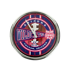 Arizona Wildcats Chrome Clock