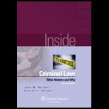 Inside Criminal Law What Matters and Why