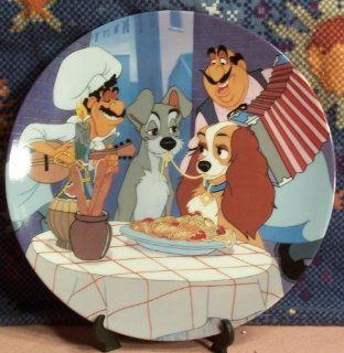 LADY AND THE TRAMP "FIRST DATE"   Commemorative Plates