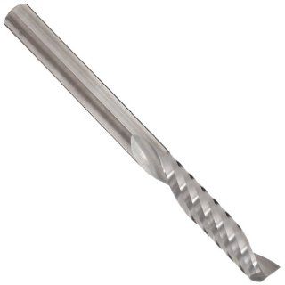 Melin Tool PRMG L Carbide Square Nose End Mill, Uncoated (Bright) Finish, Non Center Cutting, 25 Deg Helix, 1 Flutes, 3" Overall Length, 0.2500" Cutting Diameter, 0.25" Shank Diameter