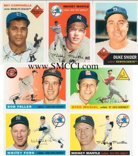 2011 Topps Baseball "The Lost Cards" Complete Mint 10 Card Insert Set Including 4 Different Stan Musial Cards, 2 Different Mickey Mantle Cards, Duke Snider, Roy Campanella, Whitey Ford and Bob Feller. at 's Sports Collectibles Store