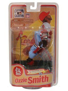 McFarlane Toys MLB Cooperstown Series 8 Action Figure Ozzie Smith (St. Louis Cardinals) Powder Blue Uniform Bronze Collector Level Chase Toys & Games