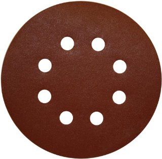 PORTER CABLE 735802205 5 Inch 220 Grit Eight Hole Hook and Loop Sanding Discs, 5 Pack    