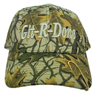 Git R Done Larry the Cable Guy Light Camo Hat Cap W/ Hook 
