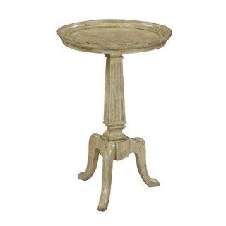 Cottage End Table in Distressed Pin Yellow  