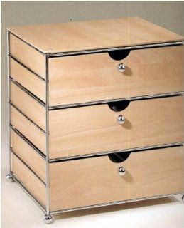 3 Drawer Storage End Table  