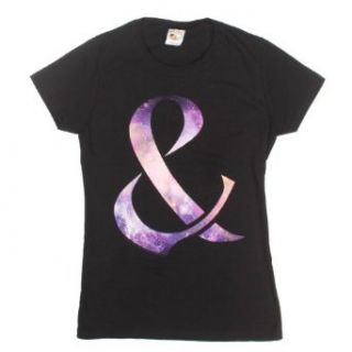 Of Mice & Men Cosmic Ampersand Girls T Shirt Size  X Small at  Mens Clothing store