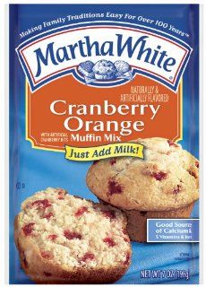 Martha White Muffin Mix, Cranberry Orange, 7 Ounce Packages (Pack of 12)  Grocery & Gourmet Food