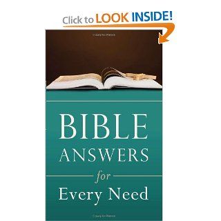 BIBLE ANSWERS FOR EVERY NEED (Inspirational Book Bargains) Clarence Blasier 9781616269616 Books