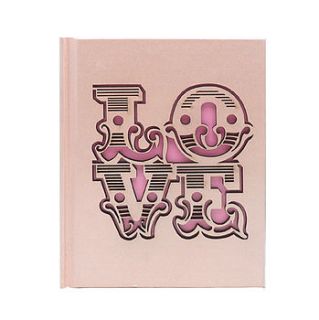 laser cut love notebook by cocoa dodo