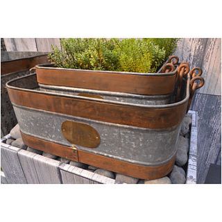 bircham vintage style galvanised container by foras