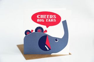 cheers big ears card by allihopa