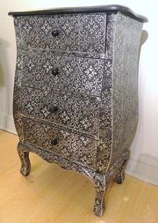 marrakesh four drawer bedside chest by xxxxxxxxxxx