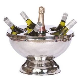 hammered champagne and wine bucket by primrose & plum