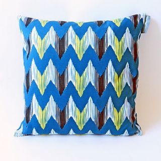 ikat river cushion cover by annabel perrin