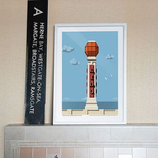 cliftonville lido margate print by andy tuohy design