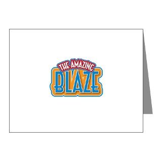 The Amazing Blaze Note Cards (Pk of 10) by AmazingNames1