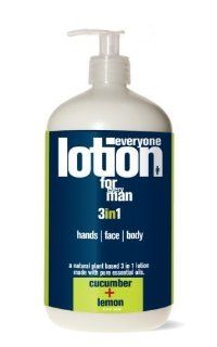 Everyone Lotion for Every Man, Cucumber and Lemon, 32 Ounce  Massage Oils  Beauty