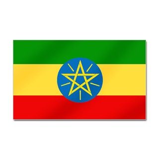 Ethiopian Flag Decal by worldsoccerstore