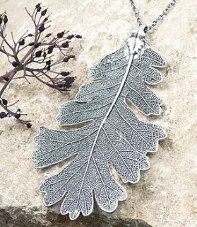 jumbo lacey oak necklace by kalk bay