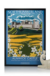 alnwick castle poster by the northern section
