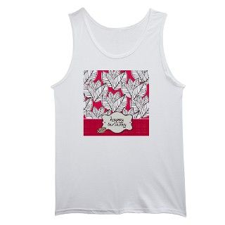 Vector illustration with leaves   Mens Tank Top by Bigstock