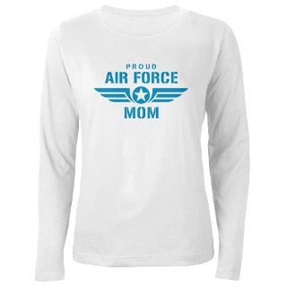 Proud Air Force Mom W T Shirt by pridegiftshop