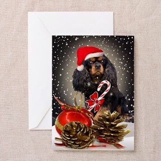 King Charles Christmas Greeting Cards (Pk of 10) by friskybizpets
