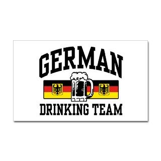 German Drinking Team Rectangle Decal by totaletees