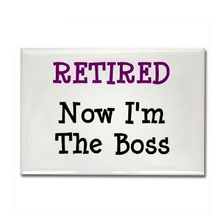 Funny Retirement Rectangle Magnet by jdpdesigns
