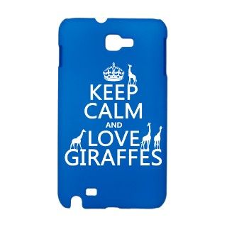 Keep Calm and Love Giraffes Galaxy by KeepCalmGalore