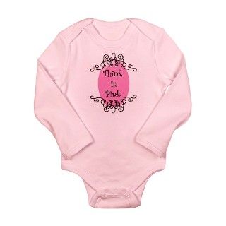Think in Pink Long Sleeve Infant Bodysuit by PinkinkBox
