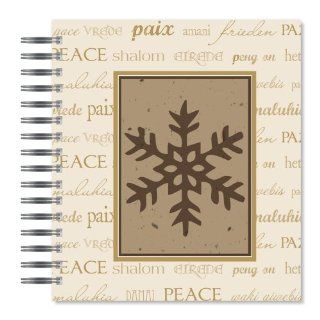 ECOeverywhere Holiday Peace Picture Photo Album, 18 Pages, Holds 72 Photos, 7.75 x 8.75 Inches, Multicolored (PA18178)