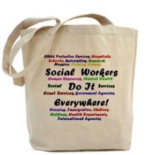 Social Workers are Everywhere School Tote Bag by  Clothing