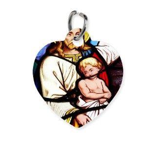 Religious stained glass window Pet Tag by ADMIN_CP113108554