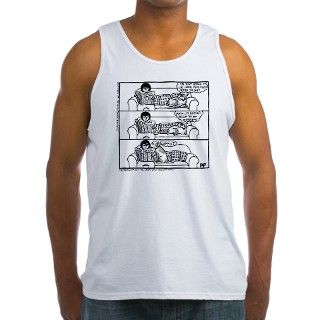 On The Sofa   Mens Tank Top by OffTheLeashDoggyCartoonsShop