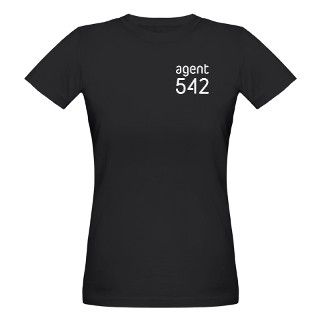 Organic Womens T Shirt   Agent 542 by kgbkgb