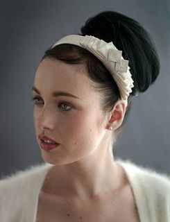 deco vintage headpiece by natascia fileppi millinery