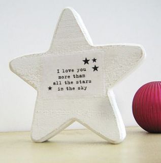 i love you wooden star keepsake by edgeinspired