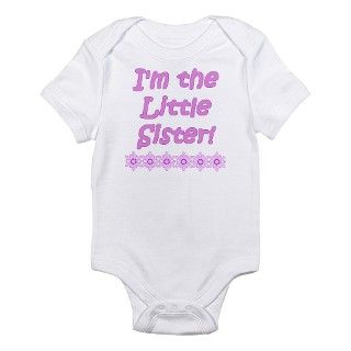 Lavender Flowers Little Sister Infant Creeper by emmasgifts