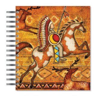 ECOeverywhere Native American Coaster Picture Photo Album, 18 Pages, Holds 72 Photos, 7.75 x 8.75 Inches, Multicolored (PA12339)