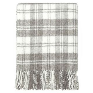 wool check blanket by dreamwool blanket co.