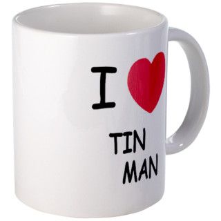 I heart tin man Mug by some_pretty_cool_shirts