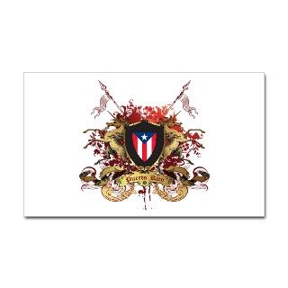 Puerto rican pride Rectangle Decal by atjg64
