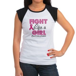 Breast Cancer Fight Like a Girl Tee by fightlikeagirlshirts