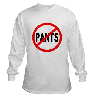 No pants Long Sleeve T Shirt by kiltwear