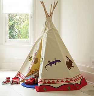 canvas tipi play tent by when i was a kid