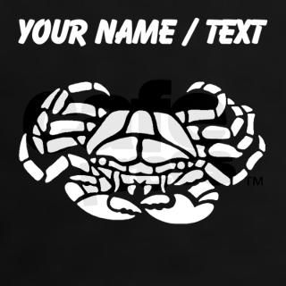 Custom Crab Silhouette T Shirt by CustomAnimalGiftShop