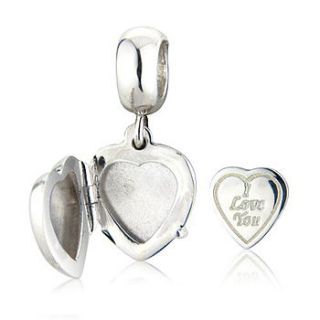 sterling silver i love you heart locket large by lovethelinks